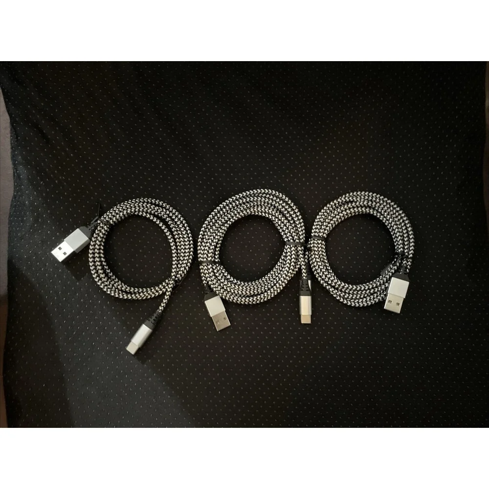 Chargersync USB Made for Type C Devices Cables Set of Three X001KY1q4x